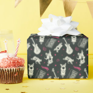 Papel De Regalo Guitarra de Punk Scooby-Doo y patrón de amp