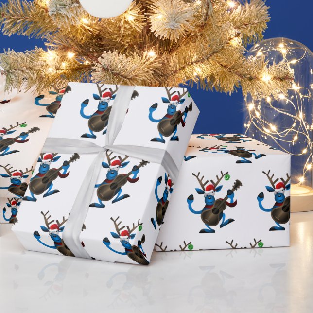 Papel De Regalo Guitarra de Santa reinta (Vacaciones)