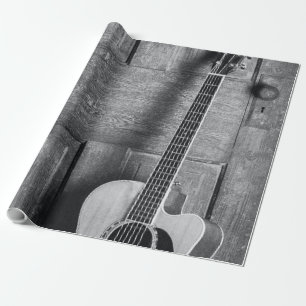Papel De Regalo Guitarra hermosa
