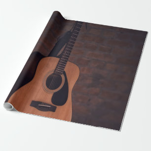 Papel De Regalo Guitarra hermosa