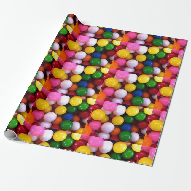 Papel De Regalo Gumballs delicioso (Desenrollado)