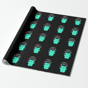 Papel De Regalo Gummy A Big Bear Hug Funny Candy Pun Dark BG
