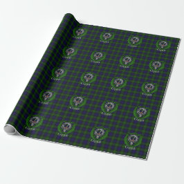 Papel De Regalo Gunn Scottish Clan Tartan & Crest
