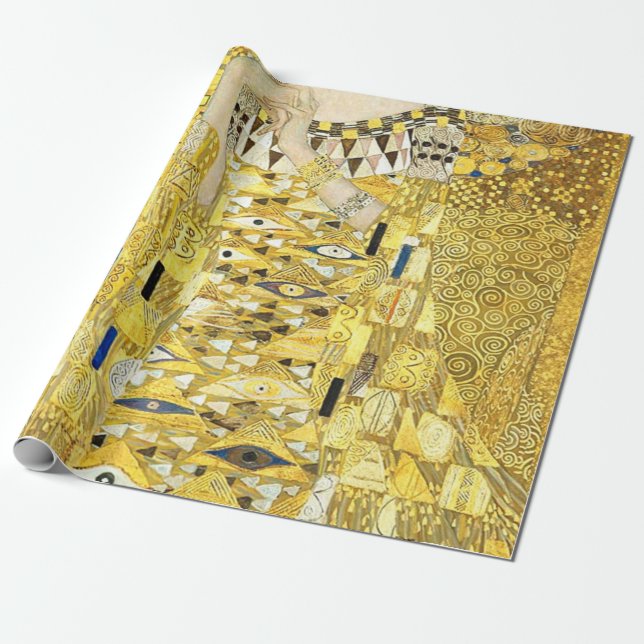 Papel De Regalo Gustav Klimt Adele Bloch (Desenrollado)