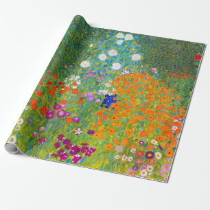 Papel De Regalo Gustav Klimt Bauerngarten Bella Artes del Jardín
