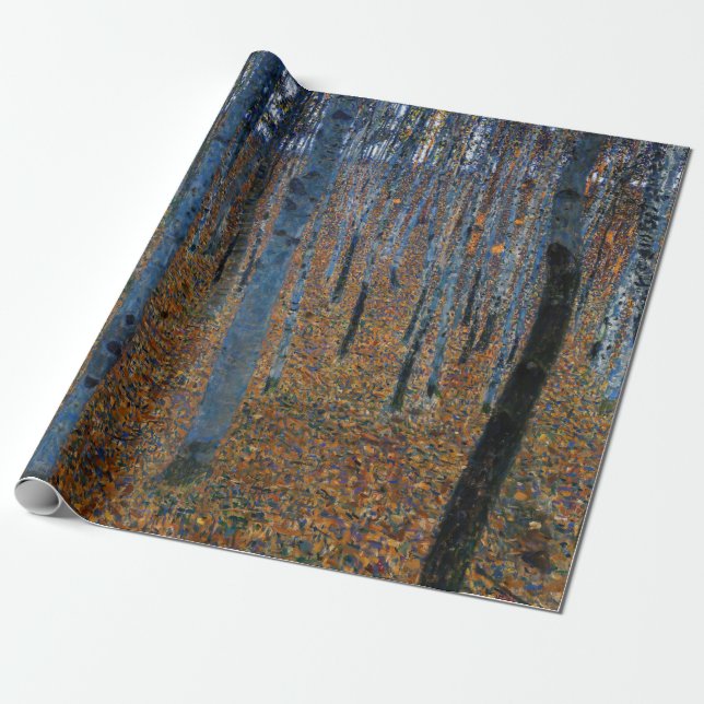 Papel De Regalo Gustav Klimt - Beech Grove I (Desenrollado)