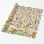 Papel De Regalo Gustav Klimt El Árbol De La Vida Art Nouveau<br><div class="desc">Gustav Klimt El Árbol de la Vida Vintage Art Nouveau Pintando el árbol de la vida, Stoclet Frieze (Francés: L'Arbre de Vie, Stoclet Frieze) es un cuadro del pintor simbolista austríaco Gustav Klimt. Se terminó en 1909 y se basa en el estilo Art Nouveau (moderno) en un género de pintura...</div>