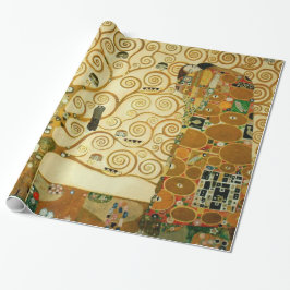 Papel De Regalo Gustav Klimt El Árbol De La Vida Viejo Art Nouveau
