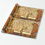 Papel De Regalo Gustav Klimt, el Bella Artes del árbol de la vida<br><div class="desc">Gustav Klimt El árbol de la vida Bella Artes envolver papel</div>