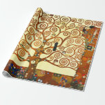 Papel De Regalo Gustav Klimt, el Bella Artes del árbol de la vida<br><div class="desc">Gustav Klimt El árbol de la vida Bella Artes envolver papel</div>