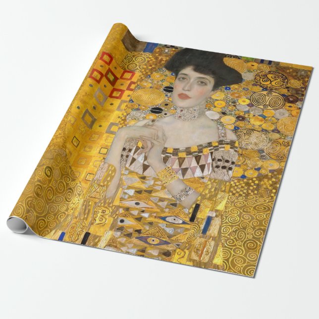 Papel De Regalo Gustav Klimt - Retrato de Adele Bloch-Bauer I (Desenrollado)