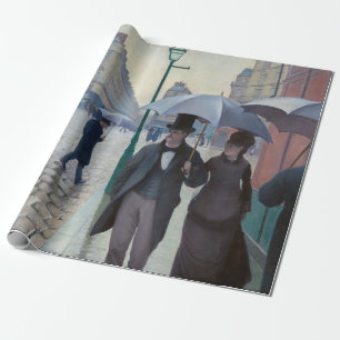 Papel De Regalo Gustave Caillebotte - Calle de París; Día lluvioso