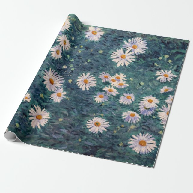 Papel De Regalo Gustave Caillebotte - Cama de Daisies, detalle (Desenrollado)