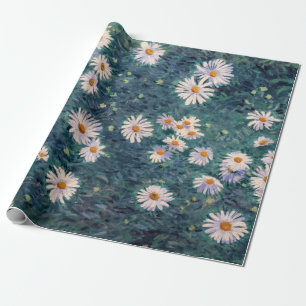 Papel De Regalo Gustave Caillebotte - Lecho de margaritas, Detalle