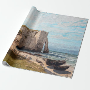 Papel De Regalo Gustave Courbet - Acantilados en Etretat después d