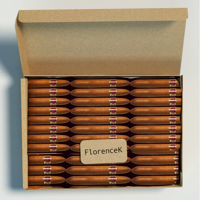 Papel De Regalo Habana Cigar Luxury Vip (Habana Cigar Luxury Vip Cuban Wrapping Paper)