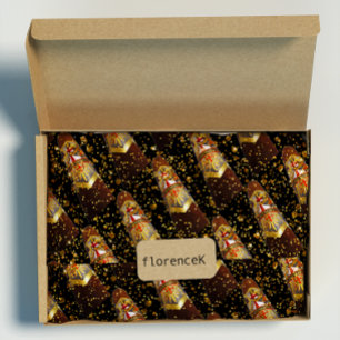 Papel De Regalo Habana Cigar Luxury Vip Cuban Gold