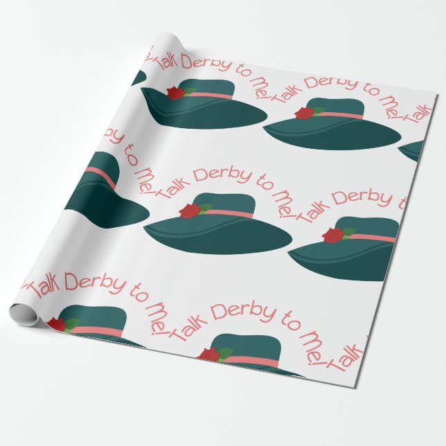 Papel De Regalo Hablar con Derby (Desenrollado)
