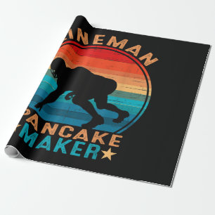 Papel De Regalo Hacedor de Panqueques Liniero - Fútbol Americano