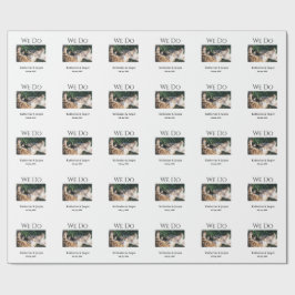 Papel De Regalo Hacemos boda compromiso mascota nombre foto fecha