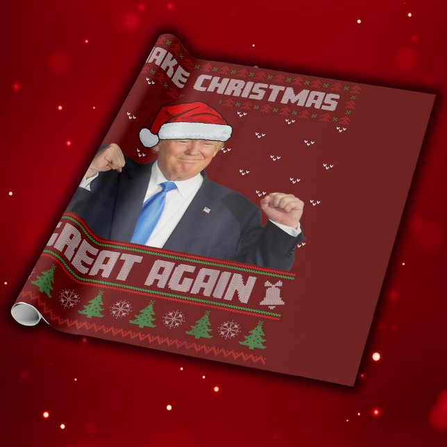 Papel De Regalo Hacer a los Navidades grandes de nuevo Donald Trum (Subido por el creador)