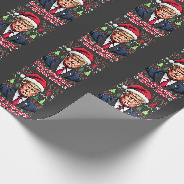 Papel De Regalo Hacer a los Navidades grandes de nuevo feas navida (Esquina)