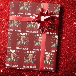 Papel De Regalo Hacer a los Navidades grandes de nuevo Gracioso