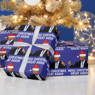 PAPEL DE REGALO HACER A LOS NAVIDADES GRANDES NAVIDADES DE TRUMP