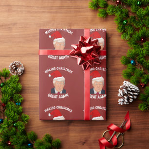 PAPEL DE REGALO HACER DE LOS NAVIDADES GRANDES NAVIDADES DE TRUMP