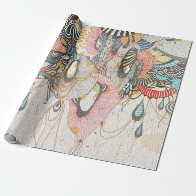 Papel De Regalo Hacer garabatos en el lenguaje de la luz (Desenrollado)