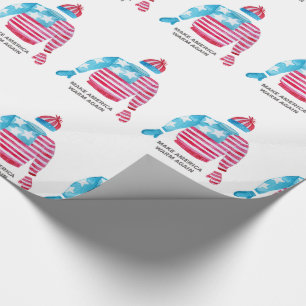 Papel De Regalo Hacer que Estados Unidos vuelva a calentarse los N