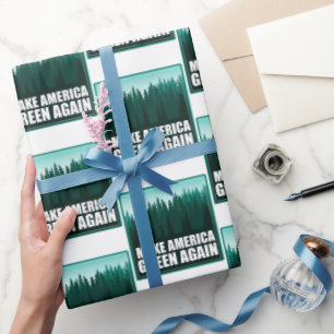 Papel De Regalo Hacer que Estados Unidos vuelva a ser verde