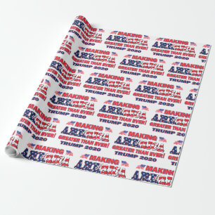 Papel De Regalo Haciendo a Estados Unidos más grande que nunca -
