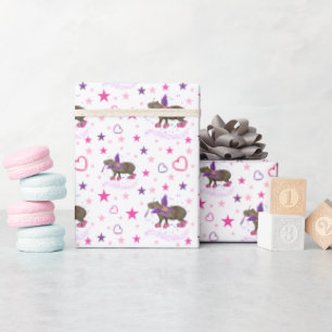 Papel De Regalo hada capybara mágica