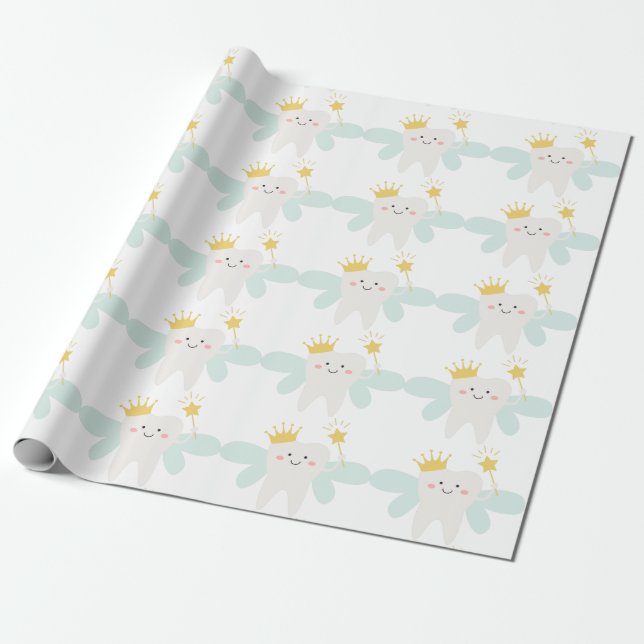 Papel De Regalo Hada dental (Desenrollado)