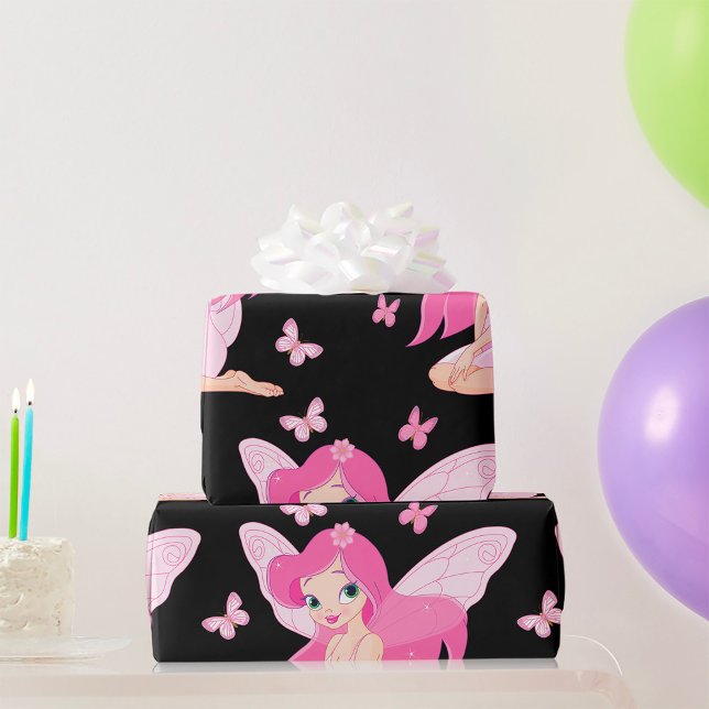 Papel De Regalo Hadas Y Mariposas (Subido por el creador)
