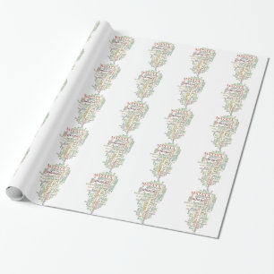 Papel De Regalo Hakuna Matata Global Word Cloud Art