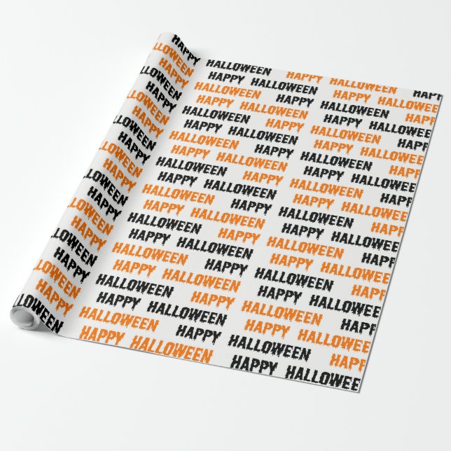 Papel De Regalo Halloween (Desenrollado)