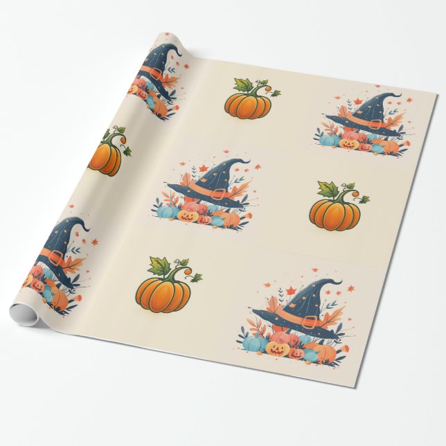 Papel De Regalo Halloween (Desenrollado)