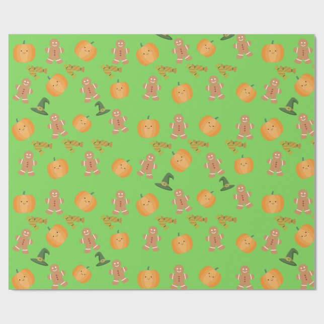 Papel De Regalo Halloween  (Superficie plana)