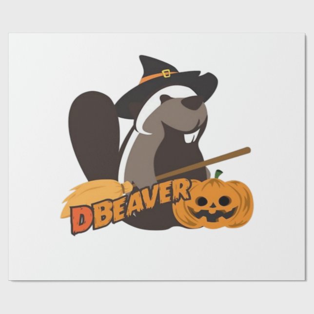 Papel De Regalo Halloween  (Superficie plana)