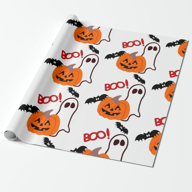 Papel De Regalo Halloween (Desenrollado)