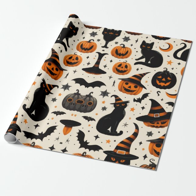 PAPEL DE REGALO HALLOWEEN (Desenrollado)