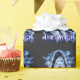 Papel De Regalo Halloween con tema de bruja