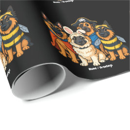 Papel De Regalo Halloween, curioso fantasma del perro fantasma del