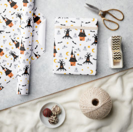 Papel De Regalo Halloween de la casa embrujada