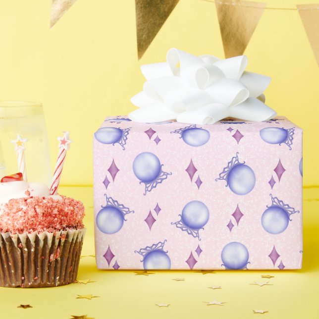 Papel De Regalo Halloween de Purple Magic Crystal Ball (Fiesta de cumpleaños )