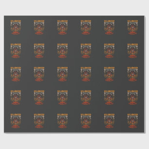 Papel De Regalo Halloween Es Estilo De Vida Cancelado Calaveras Ca