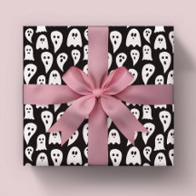 Halloween Fantasma Negro y Blanco