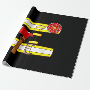 Papel De Regalo Halloween Firefighter Ventilador de Disfraces Homb